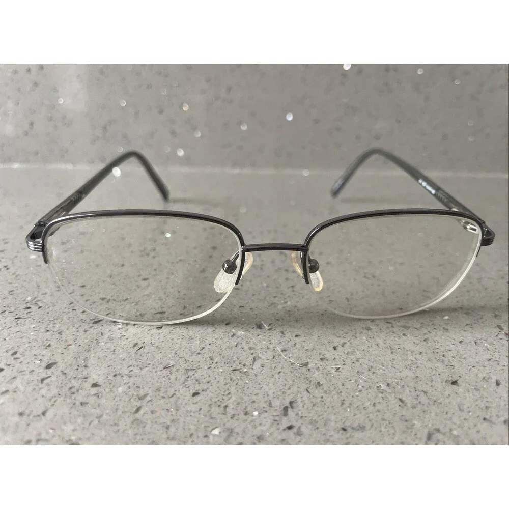 ViVA Eyeglasses Frames ONLY 211 GRY Grey 51-17-140 Half Rim